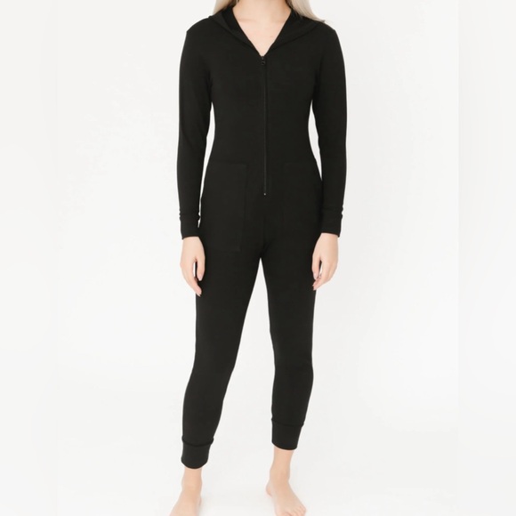 Smash + Tess Jilly Jogger Romper in Midnight Black - Picture 3 of 6